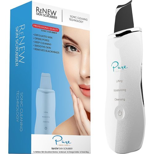 Pure Daily Care - ReNew Skin Scrubber - White-Left_Standard 