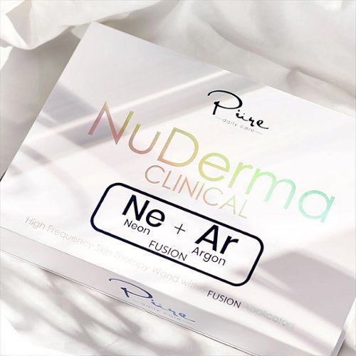 Pure Daily Care Nuderma Clinical Portable High Frequency Skin Therapy Machine - White SHOP ONLINE