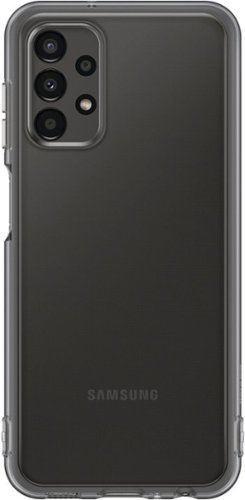 Samsung - Soft clear cover for Galaxy A13 - Black