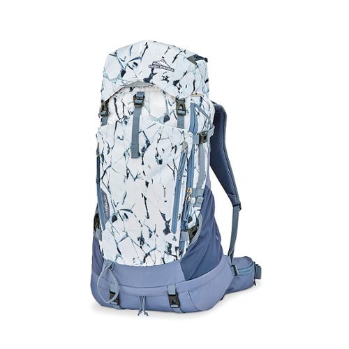 High Sierra - Pathway 2.0 Women's 60L Backpack - WHITE CRACKED ICE/GREY BLUE