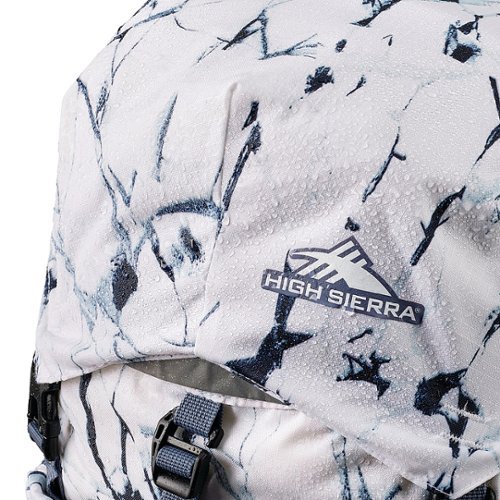 High Sierra Pathway 2.0 Women's 60L Backpack - WHITE CRACKED ICE/GREY BLUE GLOBAL SHIPPING