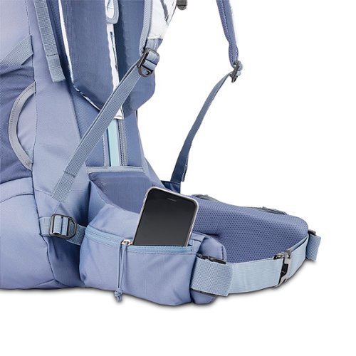 High Sierra Pathway 2.0 Women's 60L Backpack - WHITE CRACKED ICE/GREY BLUE BUY IN MIDDLE EAST