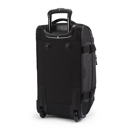 High Sierra Fairlead 22 Drop Bottom Wheeled Duffel - Mercury/Black WORLDWIDE DELIVERY