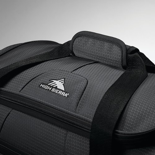 High Sierra Fairlead 22 Drop Bottom Wheeled Duffel - Mercury/Black SHOP ONLINE
