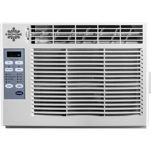 KingHome - 150 Sq. Ft. 5,000 BTU Window Air Conditioner - White