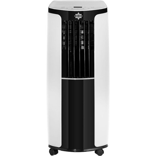 KingHome - 5,000 BTU Portable Air Conditioner with Remote Control | AC for Rooms up to 150 Sq.Ft. | Dehumidifer | 3-Speed - White/Black