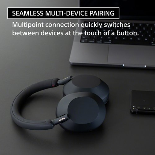 Sony WH1000XM5 Wireless Noise-Canceling Over-the-Ear Headphones - Black BUY IN SAUDI ARABIA