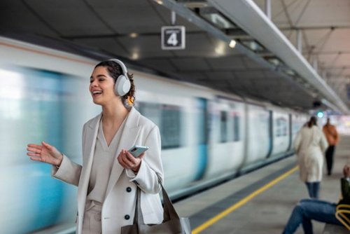 Sony WH1000XM5 Wireless Noise-Canceling Over-the-Ear Headphones - Smoky Pink SHOP ONLINE