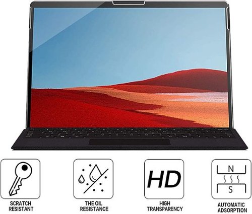 Techprotectus Tempered Glass Screen Protector for Microsoft Surface Pro 8 13 inch/Surface Pro X - Clear BUY IN EUROPE