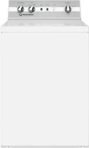 Front. Speed Queen - TC5 CLASSIC TOP LOAD WASHER - White.