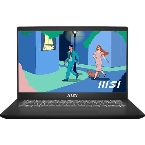 MSI - Modern 14 14" Laptop - Intel Core i3 - 8 GB Memory - 512 GB SSD - Classic Black