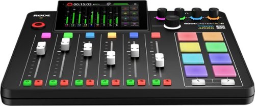 RØDE CASTER PRO II Integrated Audio Production Studio - Black GLOBAL SHIPPING