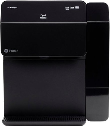 GE Profile - Opal 2.0 38-lb. Portable Ice Maker Dispenser with Nugget Ice Production, Side Tank, and Built-in Wifi - Satin Black