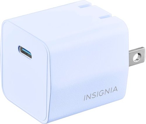 Insignia™ - 30W USB-C Compact Wall Charger for MacBook Air, iPad and More - Light Purple