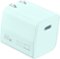 Insignia™ - 30W USB-C Compact Wall Charger for MacBook Air, iPad and More - Light Green-Front_Standard