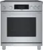 Front. Bosch - 800 Series 3.9 Cu. Ft. Freestanding Electric Induction Industrial Style Range - Stainless Steel.