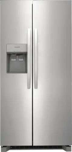 Front. Frigidaire - 22.3 Cu. Ft. Side-by-Side Refrigerator - Stainless Steel.