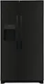 Front. Frigidaire - 25.6 Cu. Ft. Side-by-Side Refrigerator - Black.