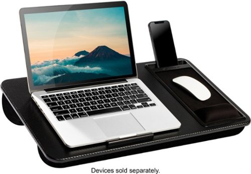 LapGear - Titan Lap Desk for 17.3" Laptop - Black