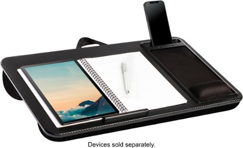 LapGear Titan Lap Desk for 17.3 Laptop - Black GLOBAL SHIPPING