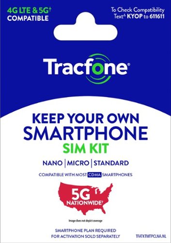  Tracfone - Keep Your Own Phone Sim Card Kit - Multi