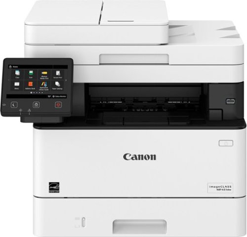 Canon - imageCLASS MF451dw Wireless Black-and-White All-In-One Laser Printer - White