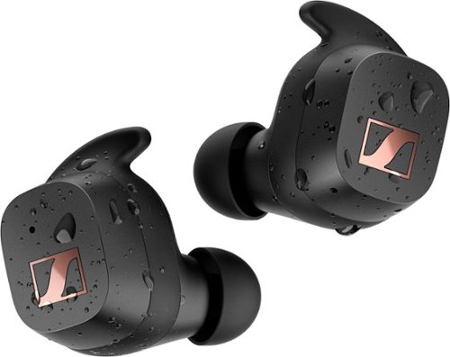  Sennheiser - SPORT True Wireless In-Ear Headphones - Black