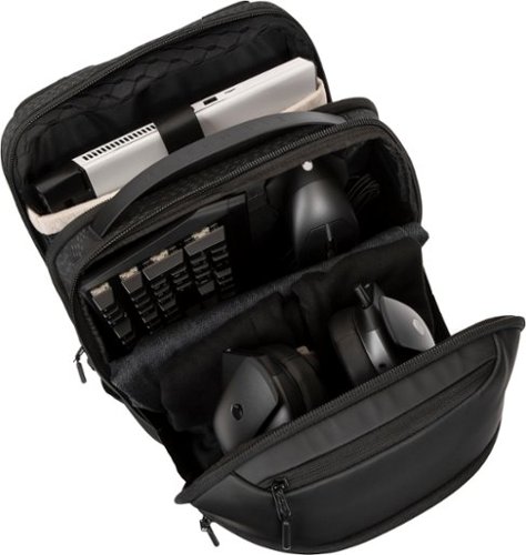 Dell Alienware Horizon Travel Backpack (Front pocket, 2 x side zippered pockets, 2 x side mesh pockets, small accessories) - GalaxyWeave Black SHOP ONLINE