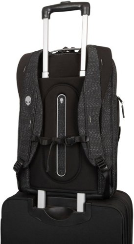 Dell Alienware Horizon Travel Backpack (Front pocket, 2 x side zippered pockets, 2 x side mesh pockets, small accessories) - GalaxyWeave Black BUY IN EUROPE