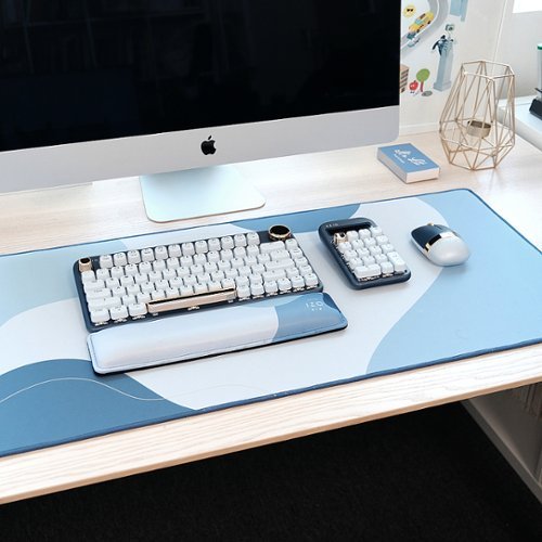 AZIO IZO Wireless Blue Clicky Switch Number Pad Keyboard - Blue Iris GLOBAL SHIPPING