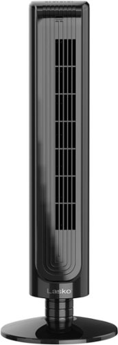 Lasko - 3-Speed Oscillating Tower Fan with Timer and Remote Control - Black
