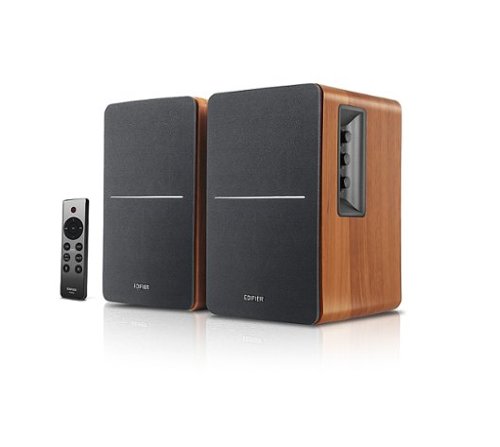 Edifier - R1280DBs Powered Bluetooth Bookshelf Speakers - Wood
