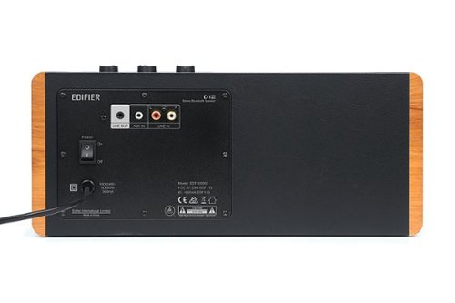 Edifier D12 Integrated Desktop Stereo Speaker - Wood GLOBAL SHIPPING