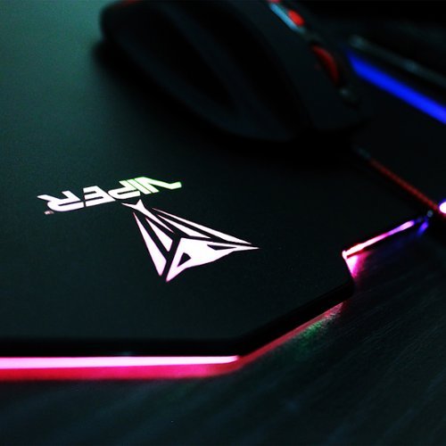 Patriot Viper Gaming Mouse Pad with RGB Lighting - Black WHERE TO BUY