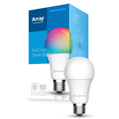 Image of Array by Hampton - A19 Wi-Fi Smart LED Light Bulb - Full Color