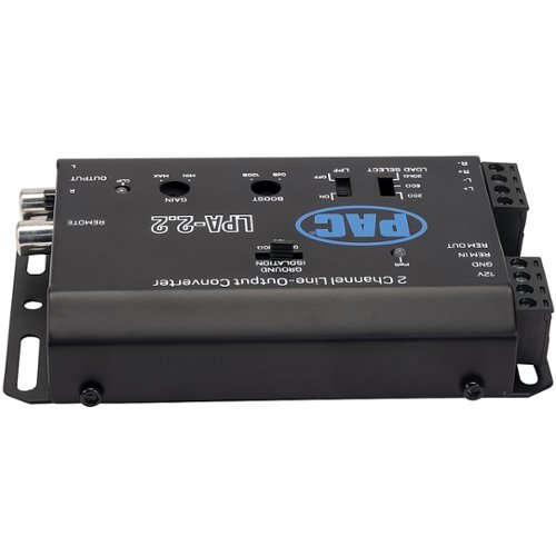 PAC LocPRO Advanced 2-Channel Active Line Output Converter with Auto Turn-On - Black BUY IN EUROPE