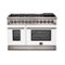 Forno Appliances - Capriasca 6.58 Cu. Ft. Freestanding Dual Fuel Electric Range with Convection Ovens - White Door-Front_Standard