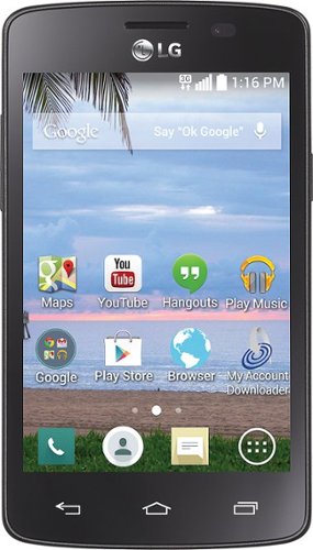  Tracfone - LG Lucky with 4GB Memory Prepaid Cell Phone - Gray