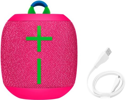 Ultimate Ears WONDERBOOM 3 Portable Bluetooth Mini Speaker with Waterproof/Dustproof Design - Hyper Pink BUY IN MIDDLE EAST
