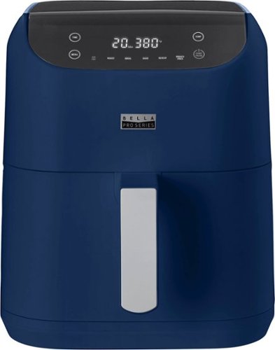 

Bella Pro Series - 6-qt. Digital Air Fryer - Ink Blue
