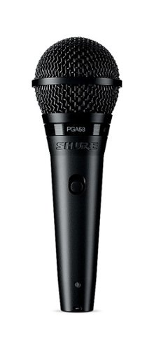 Shure PGA58BTS PGA58 Vocal Microphone Kit with Cable Clip And Stand