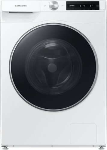 Samsung - 2.5 Cu. Ft. High-Efficiency Stackable Smart Front Load Washer with Steam and AI Smart Dial - White