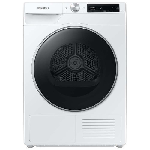 Samsung - 4.0 Cu. Ft. Stackable Smart Electric Dryer with Ventless Heat Pump - White