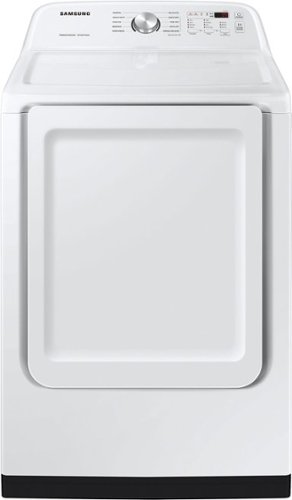 Photos - Tumble Dryer Samsung  7.4 Cu. Ft. Electric Dryer with Sensor Dry - White DVE50B5100W/A 