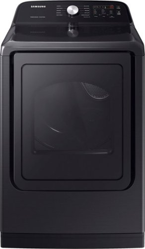 Photos - Tumble Dryer Samsung  7.4 Cu. Ft. Gas Dryer with Sensor Dry - Brushed Black DVG50B5100 
