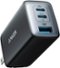 Anker - 735 65W 3 Port USB Foldable Fast Wall Charger with GaN for iPhone/Samsung/Tablets/Laptops - Black-Front_Standard