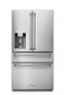 Thor Kitchen - 21.6-cu ft Professional French Door Refrigerator with Ice and Water Dispenser, Counter Depth - Stainless Steel-Front_Standard