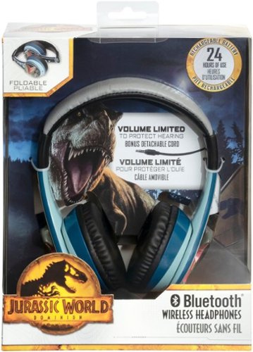 eKids Jurassic World Bluetooth Headphones - Blue HOW TO BUY