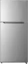 Front. Insignia™ - 20.5 Cu. Ft. Top-Freezer Refrigerator with ENERGY STAR Certification - Stainless Steel.