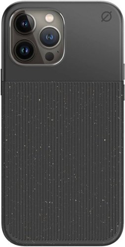 Atom Studios - Split Wood Fibre Phone Case with MagSafe for iPhone 13 Pro Max - Carbon Black